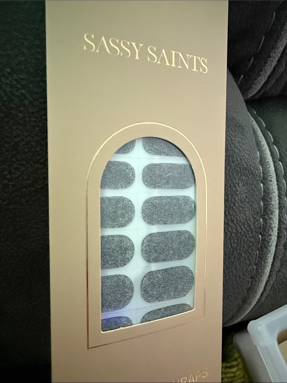 NEW Sassy Saints Gel Nail Wraps MIDNIGHT GLIMMER